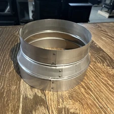 9” To 8” 9"x8" Stainless Steel Stove Pipe Reducer/Increaser