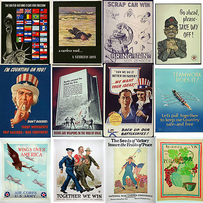 Large selection - High quality World War II Posters WW2 (boost moral)