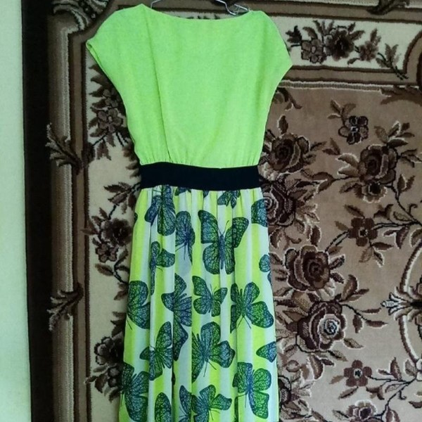 Women Pollini Dress Green Polyester 34