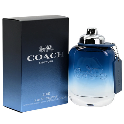 #ad #ad COACH NEW YORK BLUE by Coach cologne for men EDT 3.3 3.4 oz New In Box $45.02