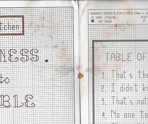 Murphys Law quotes, Crossstitch - Leisure Arts 1984 #339 - Picture 3 of 4