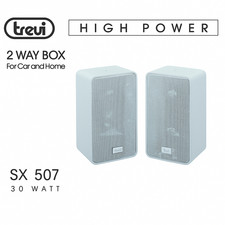 Coppia Altoparlanti Trevi SX 507 2 Vie 30W Vintage per Auto o Casa