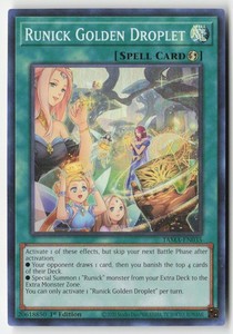 Runick Golden Droplet TAMA-EN035 Super Rare 1st Edition