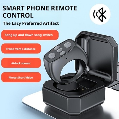 Bluetooth Phone Scrolling Page Fingertip Remote Control with 0902 Charge T4W...