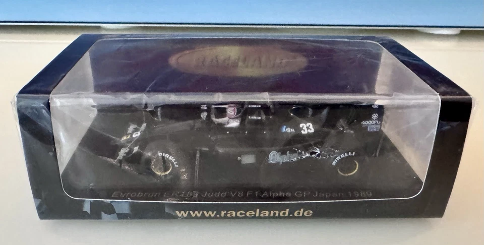 Eurobrun ER189 Judd V8 F1 Alpha GP Japan 1989 Oscar Larrauri 1:43 Spark - Bild 2 von 4