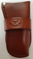 MOORE MAKER Matador Texas Leather Knife Sheath Made In USA NEW UNUSED