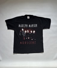 Marilyn Manson Mobscene Vintage 0g 2003 Band Tee Rock Rare