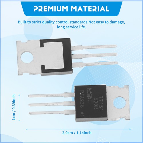 10x BT151-500R SOT78 Package Motor Control SCR Thyristors 500V 12A E6W69024 - Afbeelding 7 van 7