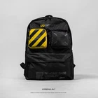 Kremlin Harbor Tech Gear Black Backpack Carrier Futuristic Fullzip Crossbody