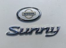 Insignia emblema tapa maletero JDM Nissan Sunny Sentra B13 B14 B15 OEM