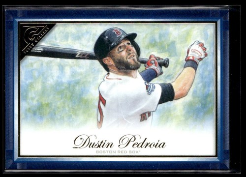 Dustin Pedroia [Autograph] #141 2019 Topps Gallery card
