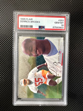 1995 Flair Football Derrick Brooks ROOKIE #201 PSA 10 GEM MINT