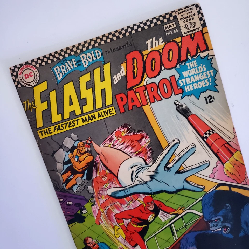 The Brave and the Bold 65 Fair / Low Grade;  Flash and Doom Patrol DC 1966 - Image 2 of 4