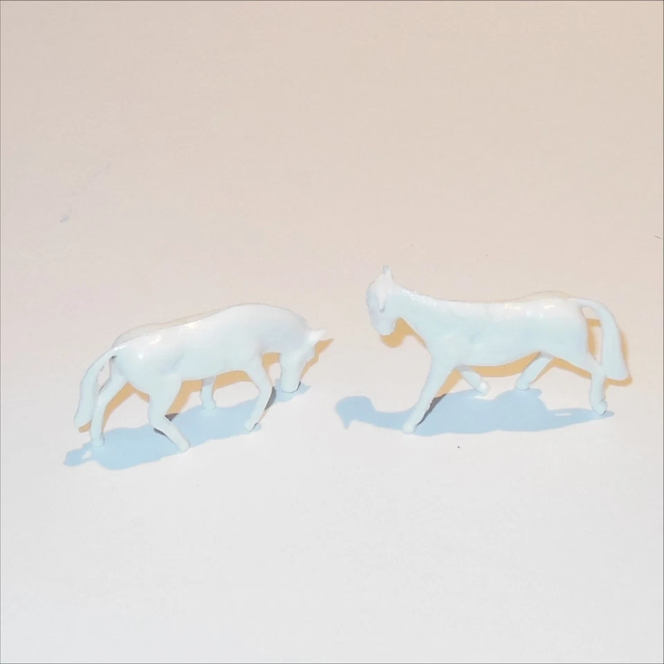 Matchbox Lesney King Size K 18 a Pair of White Plastic Horses - Image 2 of 4