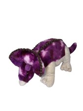 Aurora Triceratops Plush Dinosaur Stuffed Animal Patterned Texture Soft Cuddly