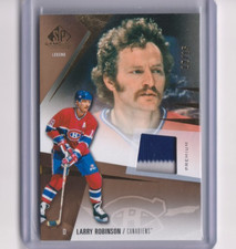 2023-24 SP Game Used Legend Premium Patch Larry Robinson /15 Montreal Canadiens