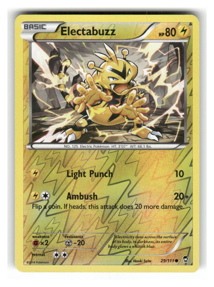 Electabuzz - 29/111 - LP - XY - Furious Fists - Reverse Holofoil