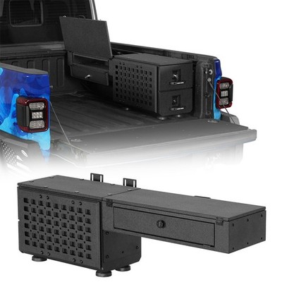 Storage Drawer System Truck Side Box Fit 20-25 Jeep Gladiator JT Toyota Tacoma