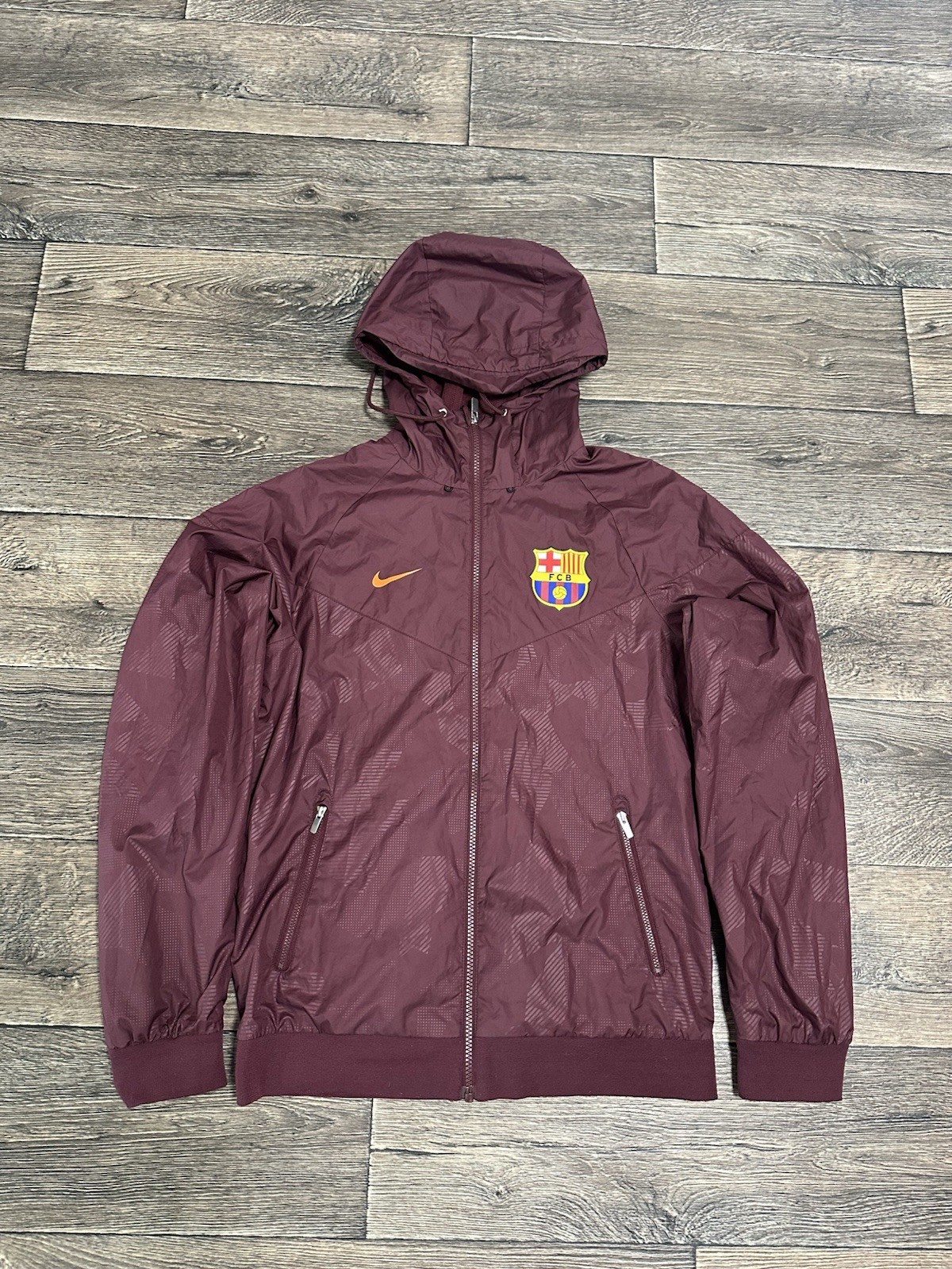 SACAI X NIKE FCB Nike Windrunner Jacket Giacca con cappuccio e zip Uomo Small