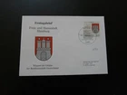 heraldry Hamburg coat of arms FDC Germany 1992