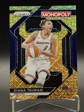 DIANA TAURASI GOLD SHIMMER /500 | 2024 MONOPOLY PRIZM | Phoenix Mercury 