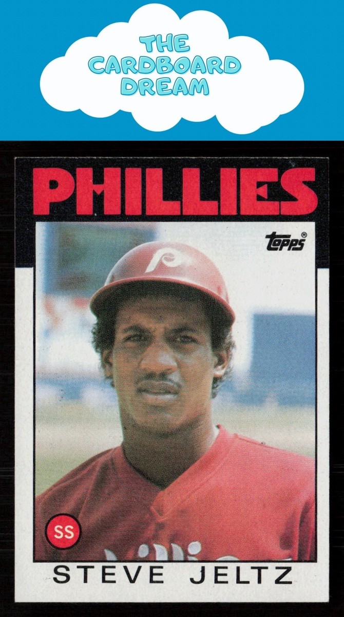 Steve Jeltz 1986 Topps #453 Philadelphia Phillies Baseball Card | eBay