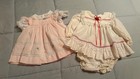 Bryan Infant Girls White W/red Pin dots & Baby Togs White & Pink 6-9 Mos Dresses — photo 1