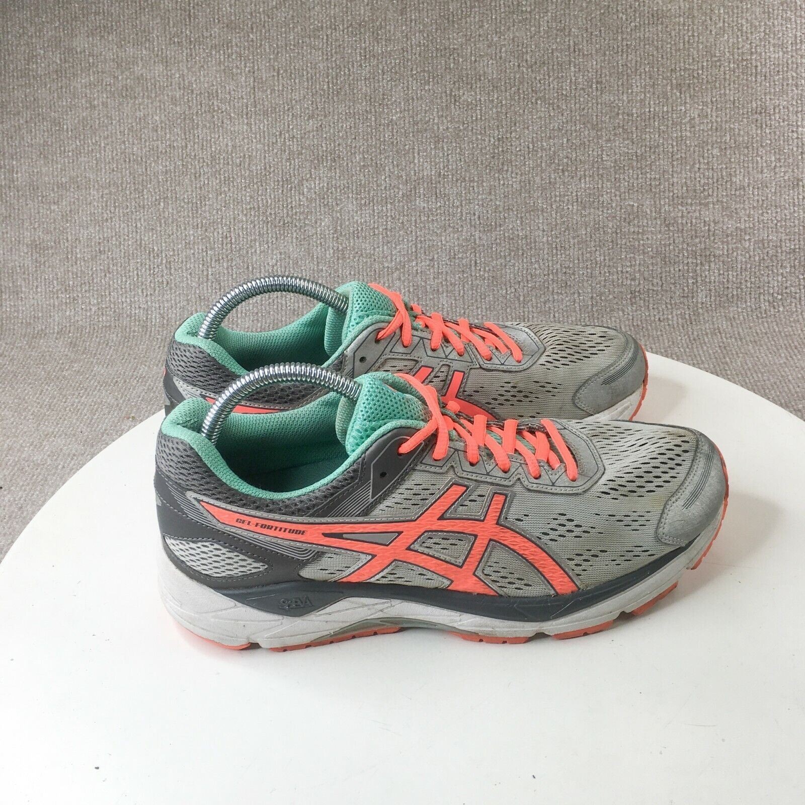 ASICS Gel-Fortitude 7 Women Size 9 Grey Orange Teal Running Shoes Sneaker T5G7N thumbnail 5