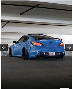 2013-2016 Genesis Coupe Carbon Fiber 3-piece Rear Diffuser Used Good Condition