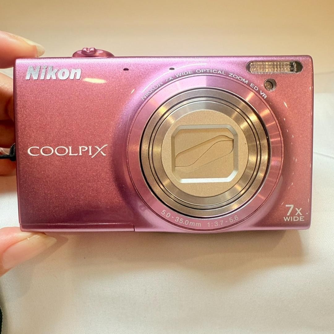 Nikon COOLPIX S6100 Pink Digital Camera 16.0MP 7x Optical Zoom
