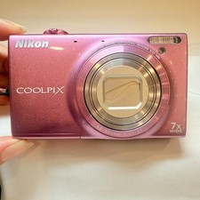 Nikon COOLPIX S6100 Pink Digital Camera 16.0MP 7x Optical Zoom From JAPAN