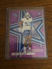 2025 Panini Rookies & Stars Oluwafemi Oladejo Purple 704/999 RC Tennessee Titans