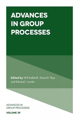Advances in Group Processes by Will Kalkhoff (English) Hardcover Book