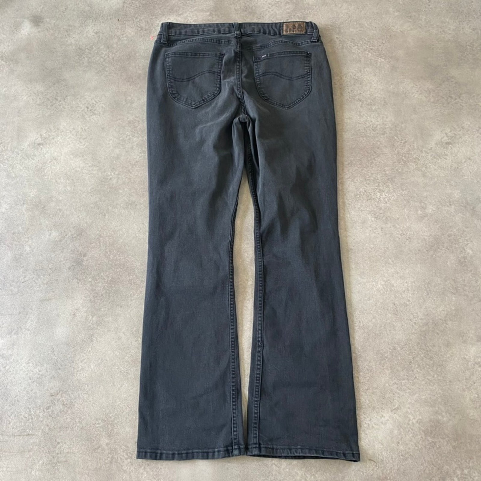 Lee Jeans Womens 32" Bootcut Y2K Regular Fit Denim Trousers, Black image 2