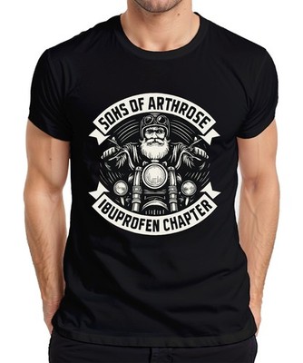 Sons of Arthrose Ibuprofen Chapter Biker Motorrad Opa Geschenk Herren T-Shirt