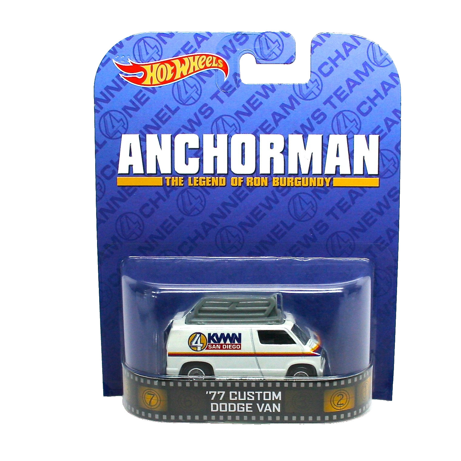 '77 CUSTOM DODGE VAN * ANCHORMAN * 2013 Hot Wheels Retro Entertainment 1:64
