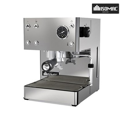 Isomac Giada Espressomaschine Siebträger   Italienischer Espresso, Edelstahl
