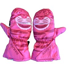 Dakine Pink Tiger Ski Snowboard Mitts Toddler's Large 3-4 Years Adjustable *Note