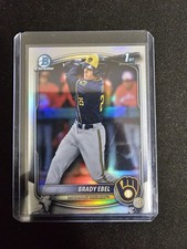 2025 Bowman Draft #BDC-194 - Brady Ebel - 1st Bowman Chrome- Brewers