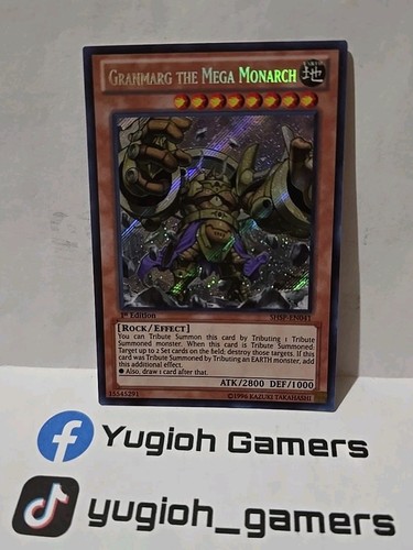 YUGIOH GRANMARG EL MEGA MONARCA SHSP 1ª EDICIÓN LUZ SECRETA - Imagen 1 de 2