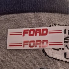 1:18 Self Adhesive 1980s Retro Ford Back Flash Rear Window Sticker