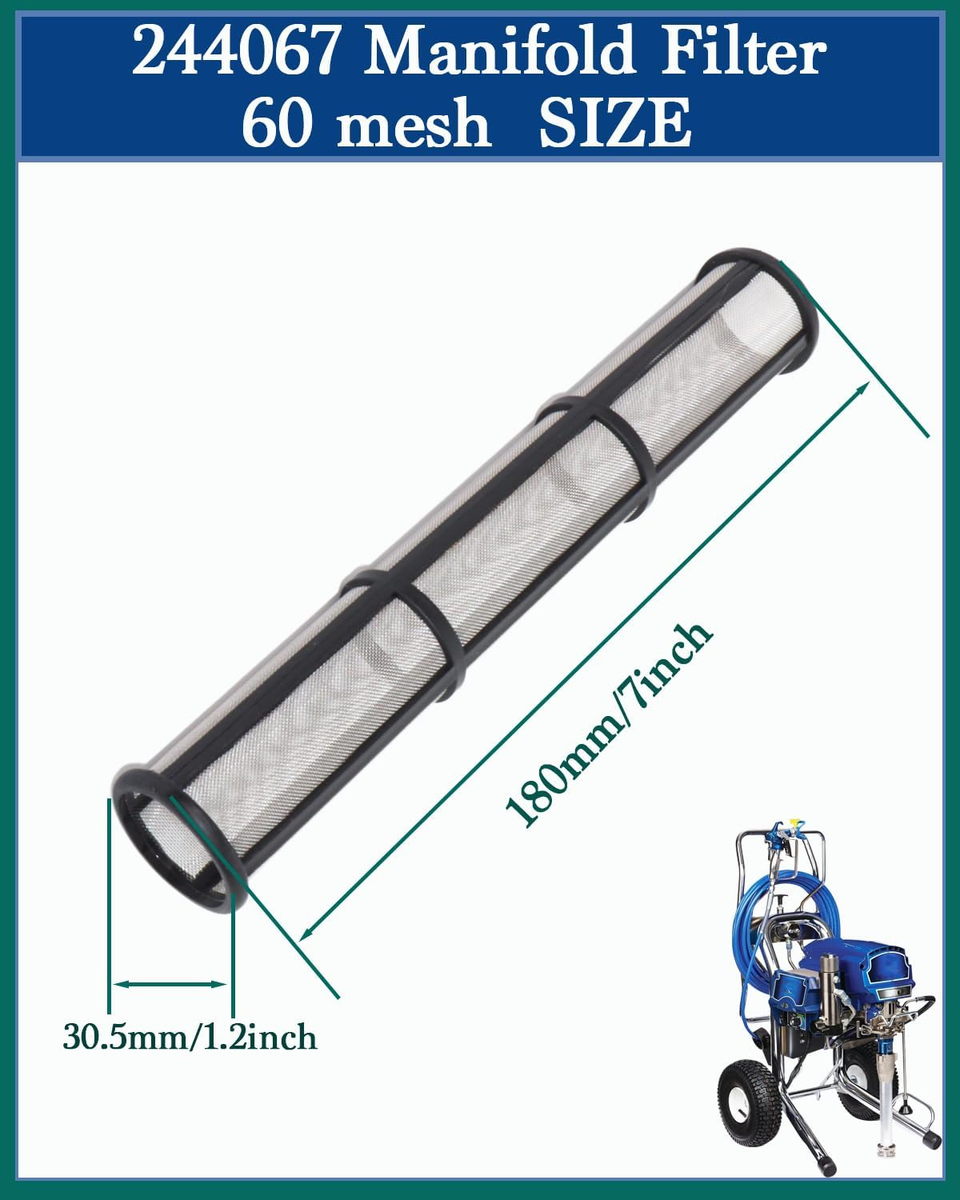 Vendita calda Collettore Filtro 244067 244068 Airless Collettore
