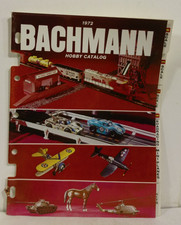 RARE 1972 BACHMANN CATALOG ELECTRIC N  HO TRAINS, ROAD RACING, MINI-PLANES