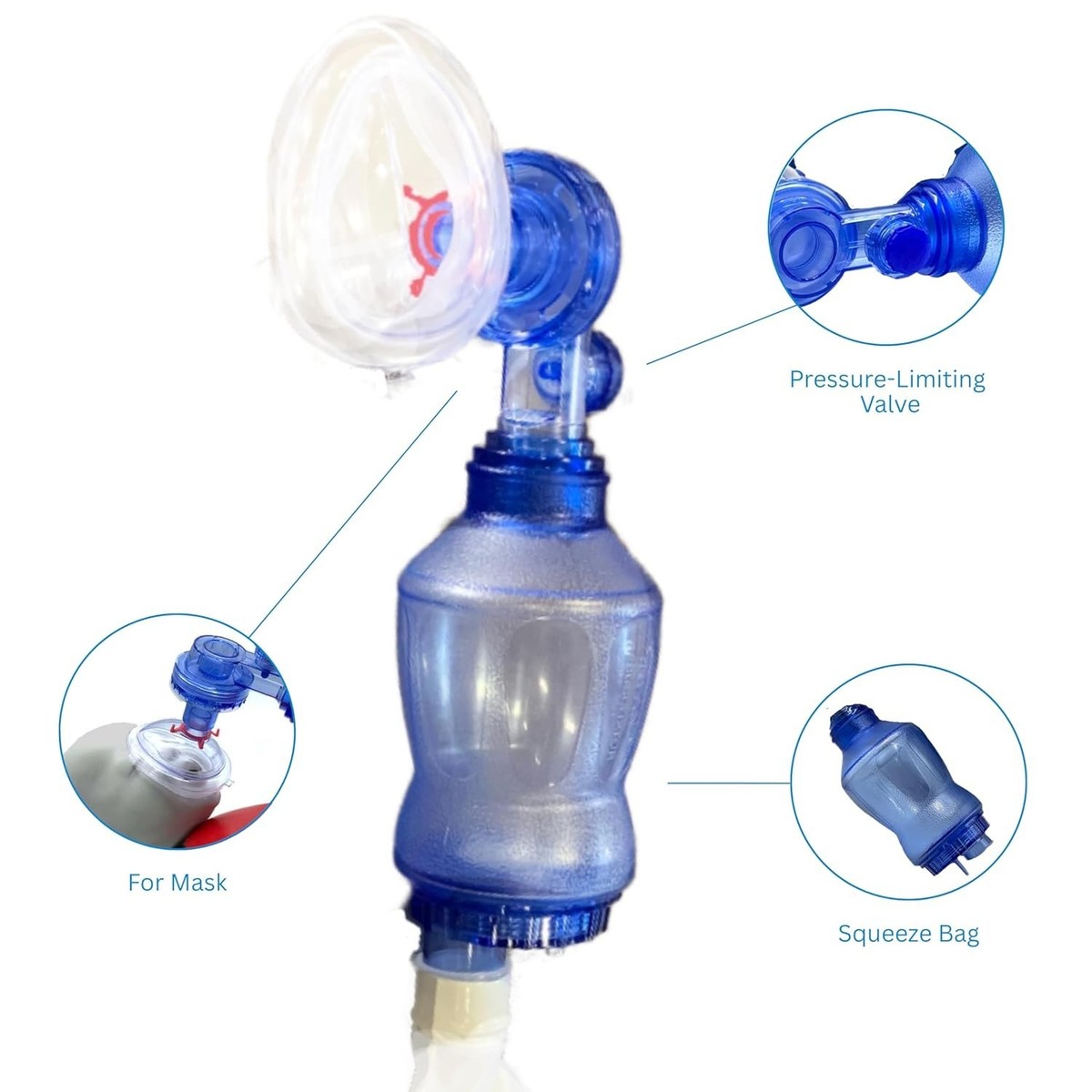 Cpr Kit Products Practi-Mask Training Adult/Child Includes CPR WNL Ambu Bag