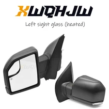 ⭐Left Mirrors+Clear LED Signal+Puddle Lamps For 2015-2019 Ford F150 Power Heated