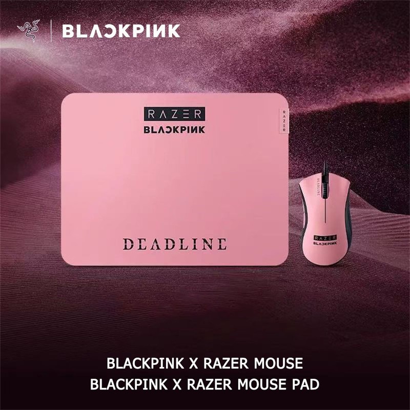 Razer x BLACKPINK DeathAdder Essential Wired Gaming Mouse & Mouse Pad Bundle