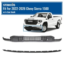 For 2022-2026 GMC Sierra 1500 Front Lower Bumper Fascia Valance Kit w/o Tow Hook