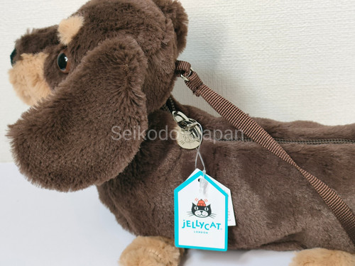 JellyCat Plush Otto Sausage Dog Bag W22cm(8.7in) - Free Shipping & NWT - Picture 4 of 6
