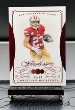 2024 Flawless Christian McCaffrey💎Ruby Red Hologram Gemstone,SSP/10⭐️PC NUKE☢️
