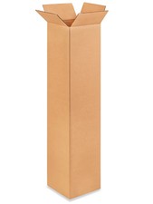 Pack of 25 8 X 8 X 36 Tall Corrugated Boxes